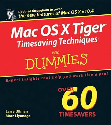 Cover of Mac OS X Tiger Timesaving Techniques for Dummies