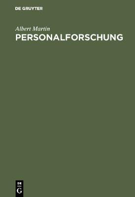 Book cover for Personalforschung