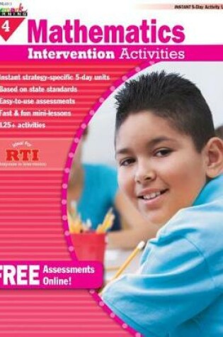 Cover of Mathematics Intervention Activities Grade 4 Book Teacher Resource