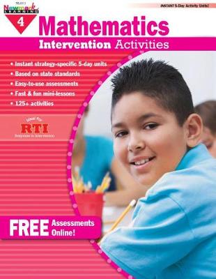 Book cover for Mathematics Intervention Activities Grade 4 Book Teacher Resource