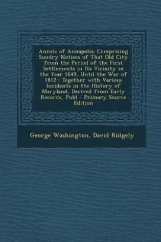 Cover of Annals of Annapolis