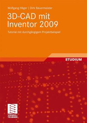 Book cover for 3d-CAD Mit Inventor 2009