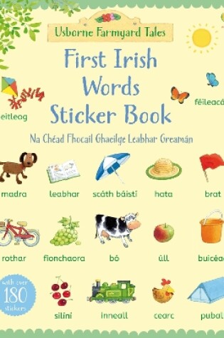 Cover of First Irish Words Sticker Book