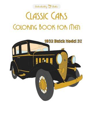 Book cover for Classic Cars Coloring Book for Men