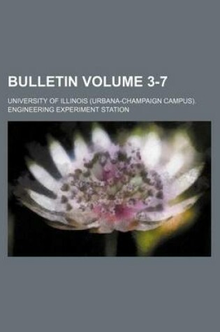 Cover of Bulletin Volume 3-7