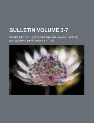 Book cover for Bulletin Volume 3-7