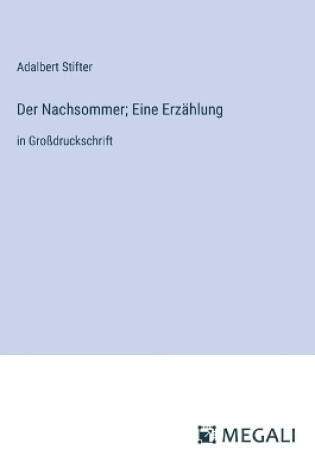 Cover of Der Nachsommer; Eine Erzählung