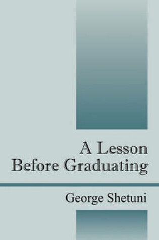 Cover of A Lesson Before Graduating