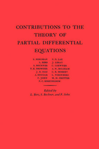 Cover of Contributions to the Theory of Partial Differential Equations. (AM-33)