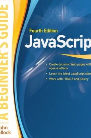 Cover of JavaScript: A Beginner's Guide, Fourth Edition