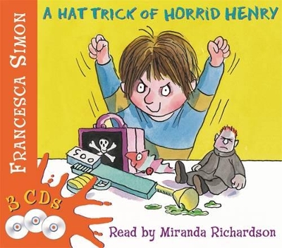 Book cover for A Hat Trick of Horrid Henry