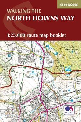 Book cover for North Downs Way Map Booklet