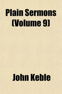 Book cover for Plain Sermons (Volume 9)