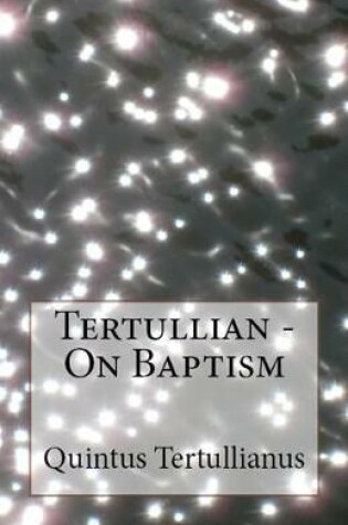 Cover of On Baptism