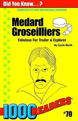 Book cover for Medard Groseilliers