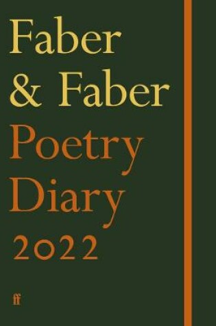 Cover of Faber Poetry Diary 2022