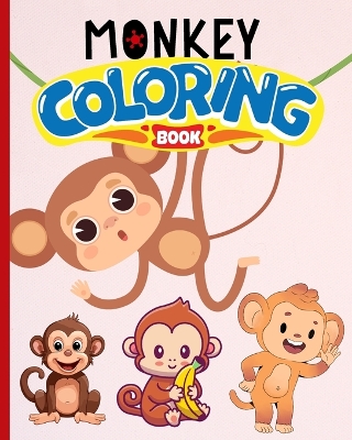 Book cover for Monkey Coloring Book