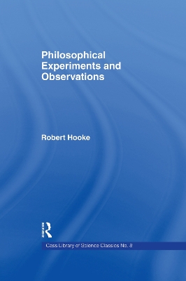 Book cover for Philosophical Experiments and Observations