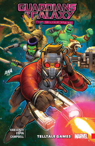 Book cover for Guardians Of The Galaxy: Telltale Games