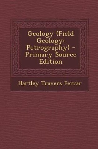 Cover of Geology (Field Geology