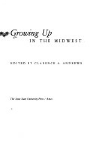 Cover of Growing Up in the Midwest-81