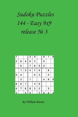 Book cover for Sudoku Puzzles 144 - Easy 9x9 3
