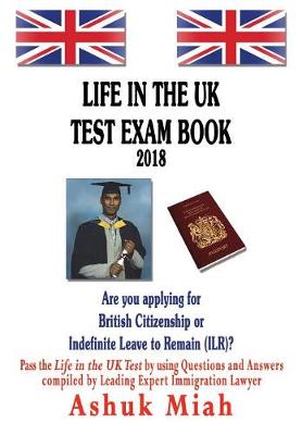 Book cover for Life in the UK test exam book 2018