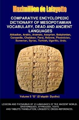 Book cover for V5.Comparative Encyclopedic Dictionary of Mesopotamian Vocabulary Dead & Ancient Languages