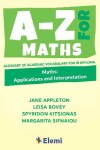 Book cover for A-Z for Maths: Applications and Interpretation