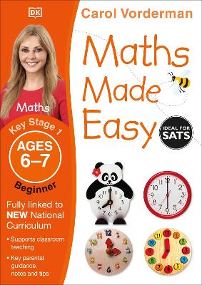 Book cover for Maths Made Easy: Beginner, Ages 6-7 (Key Stage 1)