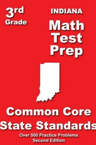 Cover of Indiana 3rd Grade Math Test Prep