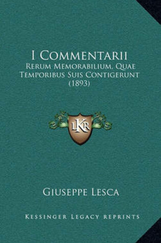Cover of I Commentarii