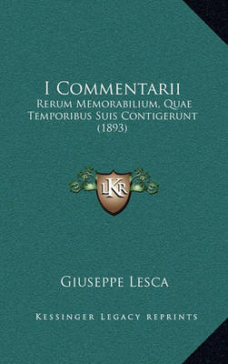 Book cover for I Commentarii