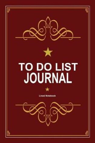 Cover of To do list journal