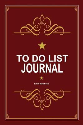 Book cover for To do list journal