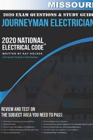 Cover of Missouri 2020 Journeyman Electrician Exam Questions and Study Guide