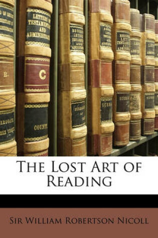 Cover of The Lost Art of Reading