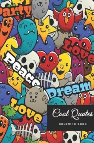 Cover of Cool Quotes Coloring Book