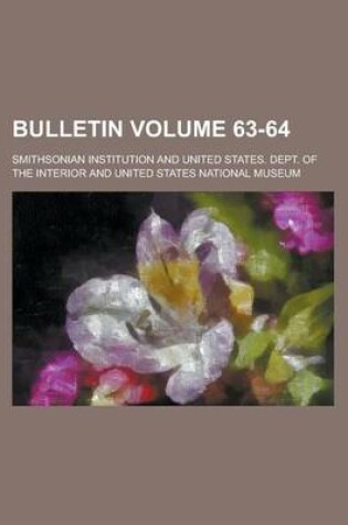 Cover of Bulletin Volume 63-64