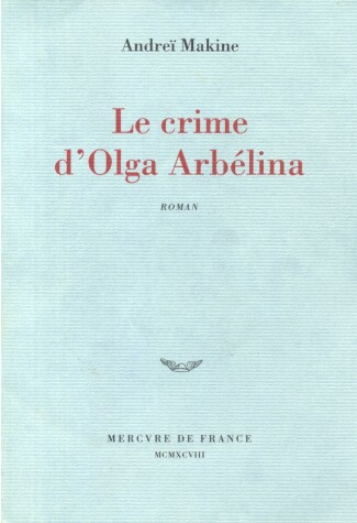 Book cover for Le Crime d'Olga Arbyelina