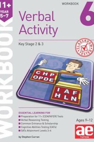 Cover of 11+ Verbal Activity Year 5-7 Workbook 6