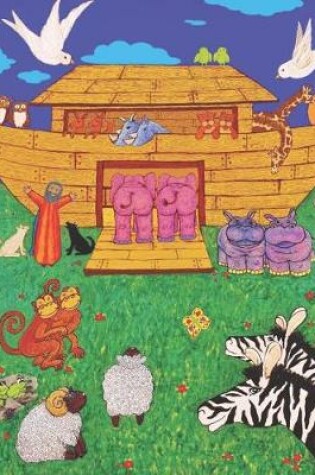 Cover of Cute Bible Story Noah's Ark Blank Lined Journal for Girl or Boy Notebook