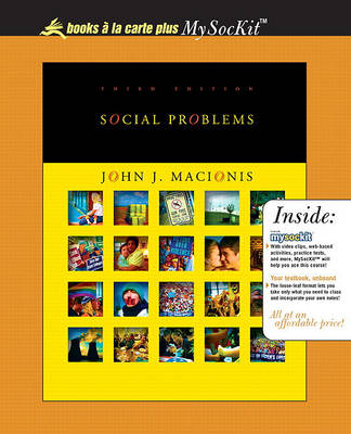 Book cover for Social Problems, Unbound (for Books a la Carte Plus)