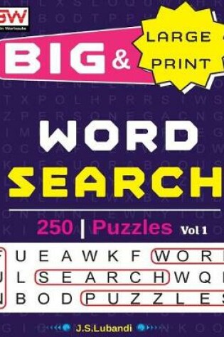 Cover of BIG & Large Print WORD SEARCH Puzzles