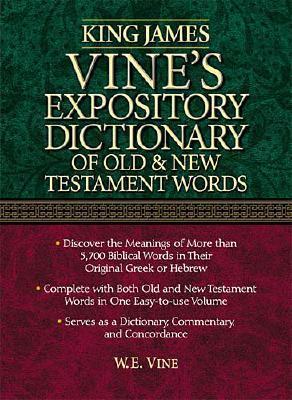 Book cover for King James Vine's Expository Dictionary