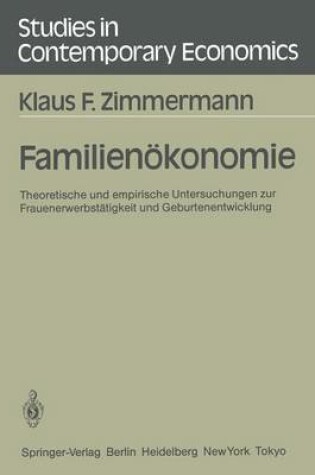 Cover of Familienökonomie