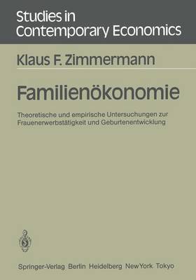 Book cover for Familienökonomie