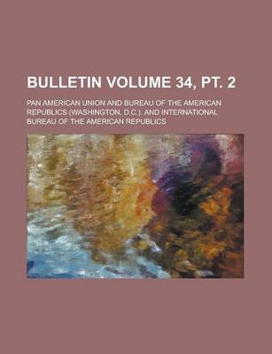 Book cover for Bulletin Volume 34, PT. 2