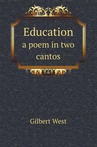 Cover of Education a poem in two cantos