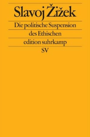 Cover of Die politische Suspension des Ethischen